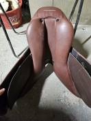 Selle cuir mixte Fouganza 17,5"