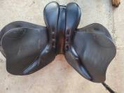 Selle cuir fouganza 17,5"