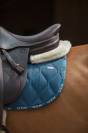 Tapis de selle LOVE Bleu orage DRESSAGE - GEM