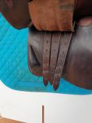 Selle Devoucoux mixte havane 17'5