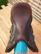 Selle Devoucoux mixte havane 17'5