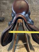 Selle Devoucoux mixte havane 17'5