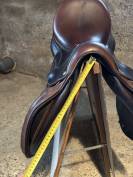 Selle Devoucoux mixte havane 17'5