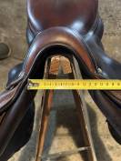 Selle Devoucoux mixte havane 17'5