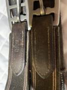 Sangle cuir marron 125 cm