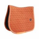 Tapis de selle mixte velvet orange - Kentucky - rembourrage épais
