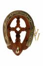 Porte Bridon En Bois Et Laiton HKM