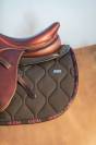 Tapis de selle LOVE MIXTE noir et rose - GEM
