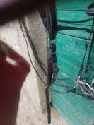 Bride complète cuir noir Eric Navet