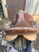 Selle mixte trainer’s Borel tout cuir