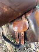 Selle mixte trainer’s Borel tout cuir