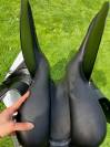 Selle Stubben Virginia D noire, neuve 2025, taille 17,5