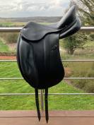 Sella da dressage Hermès Corlandus 17" - 2011