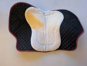 Tapis de selle Norton Bordeaux