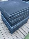 Dalles plaques tapis en caoutchouc amortissantes anti d
