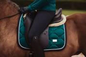Tapis de selle emerald dressage - equestrian stockholm - tissu déperlant