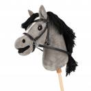 Bridon bitless hobby horse - QHP - pvc noir
