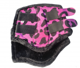 Ensemble d’équitation rose à motifs léopard 