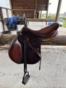 Selle d’équitation Eric Thomas – 17,5 pouces