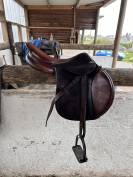 Selle d’équitation Eric Thomas – 17,5 pouces