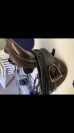 Selle mixte cuir Equestro 17 pouces excellent état 