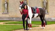 Tapis de selle dressage loire classic ember - Lemieux - satin tissé
