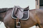 Tapis de selle corde tressée dressage - Kentucky - élégance et confort