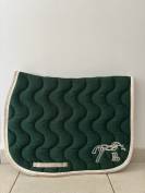 Tapis Pénélope vert et blanc 