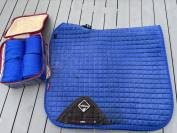 LeMieux tapis de dressage & bandes bleu