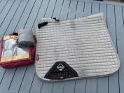 Lemieux tapis de selle & bandes gris