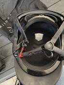 Bombe équitation Equithème Noir / Argent