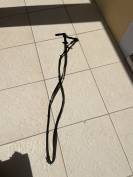 Paire de rênes noir en tissu