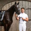 Polo concours Berno homme - QHP - tissu technique léger