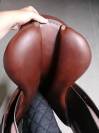 Selle forestier marron taille 17,5, modèle Segonzac 