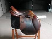Selle forestier marron taille 17,5, modèle Segonzac 