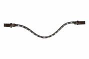 Frontal amazing - HKM - cuir avec pierres