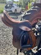 Selle cuir marron 17 ´´