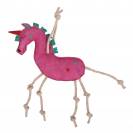Jouet de box licorne - QHP - suède, fibre de coco