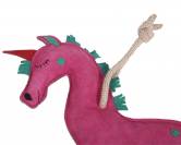 Jouet de box licorne - QHP - suède, fibre de coco