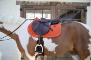 Tapis de selle mélange orange - Kentucky - confort et respirabilité
