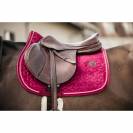 Tapis de selle mixte Kentucky Velvet Fuchsia - Velours