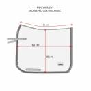 Tapis de selle midnight blue - equestrian stockholm - tissu déperlant