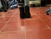 Bottines dechatlon noire