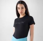 T-shirt strass Equiline - femme - tissu doux et respirant