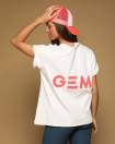 T-shirt eclair - GEM - oversize avec logo