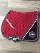 Tapis Euro-star rouge et gris 