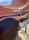 selle mixte en cuir 17.5p