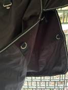 Couverture imperméable noire cheval 