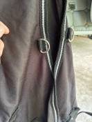 Couverture imperméable noire cheval 