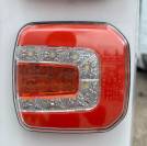 Feu arrière à leds vl chevaux 12/24 volts - homologué r10